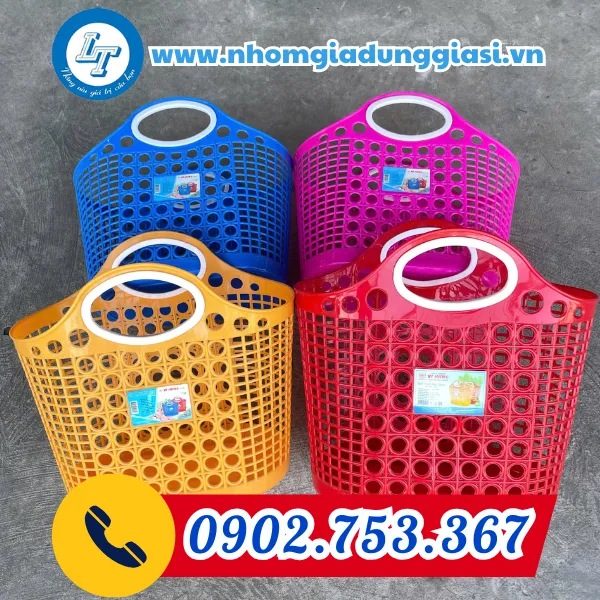 GIỎ ĐI CHỢ 2 QUAI THÁI LỚN