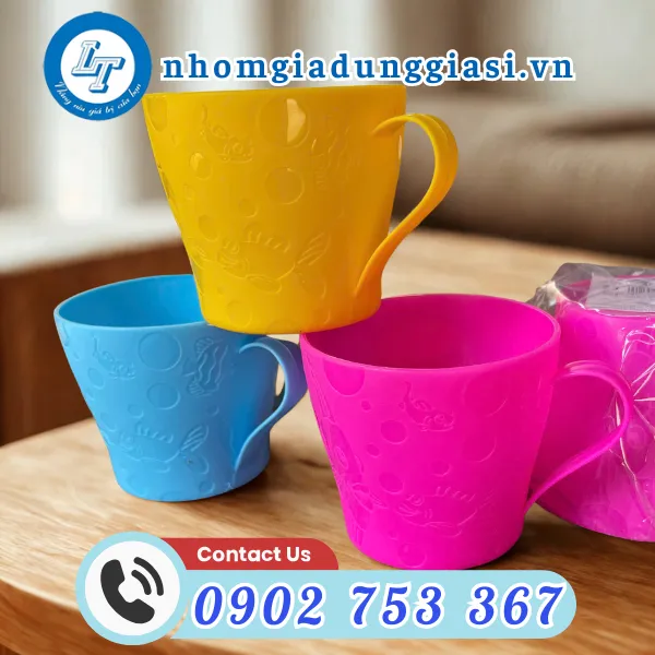 LY NHỰA NHỎ CÓ QUAI 