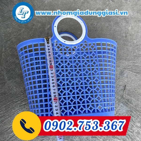 GIỎ NHỰA QUAI SAO 