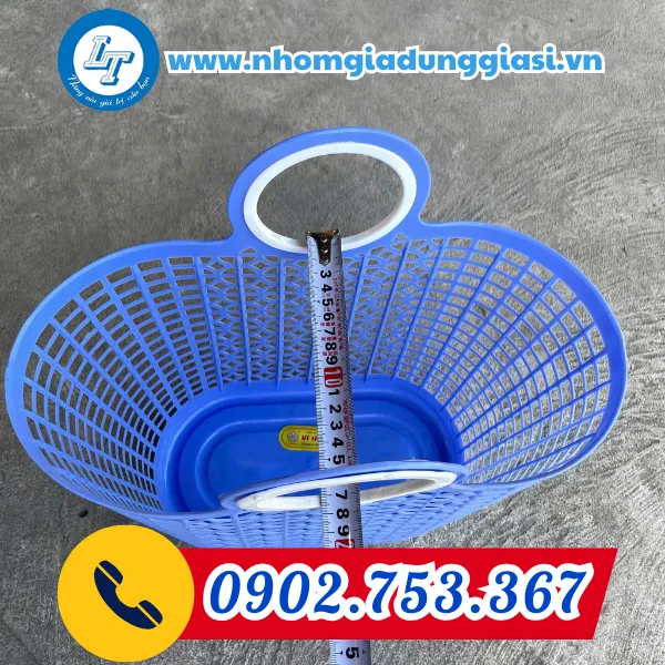 GIỎ NHỰA QUAI SAO 