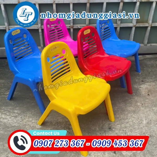 GHẾ CHO  BÉ HÌNH THÚ (1 MÀU)