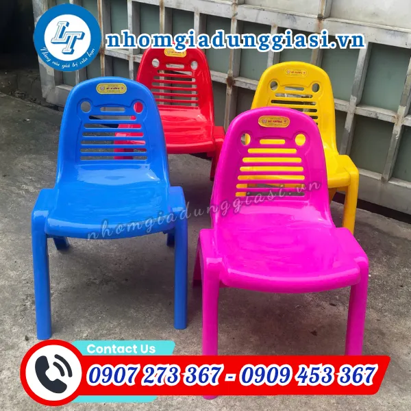 GHẾ CHO  BÉ HÌNH THÚ (1 MÀU)