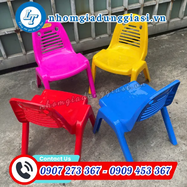 GHẾ CHO  BÉ HÌNH THÚ (1 MÀU)