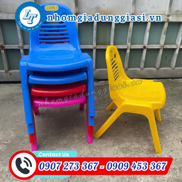 GHẾ CHO  BÉ HÌNH THÚ (1 MÀU)