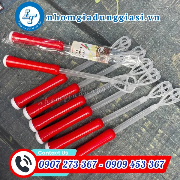 CÂY ĐÁNH BỌT CÀ PHÊ BẰNG NHỰA 
