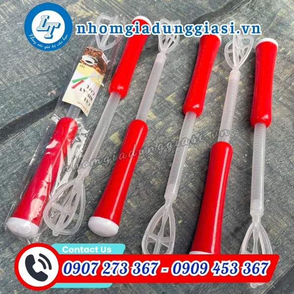 CÂY ĐÁNH BỌT CÀ PHÊ BẰNG NHỰA 