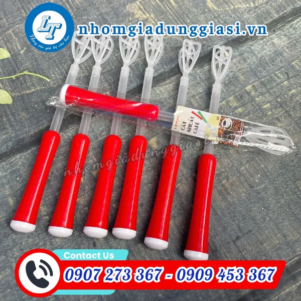 CÂY ĐÁNH BỌT CÀ PHÊ BẰNG NHỰA 