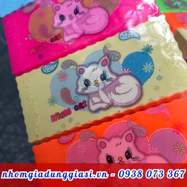 BÀN CHẢI CHÀ CHÂN HÌNH MÈO 