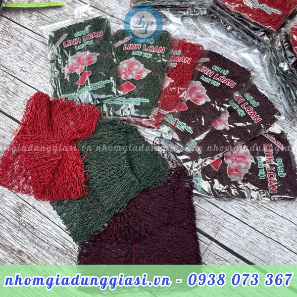 MIẾNG LƯỚI RỬA CHÉN LƯỚI 