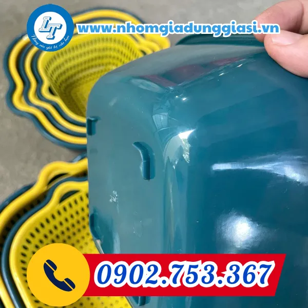 BỘ 3 THAU RỔ VUÔNG