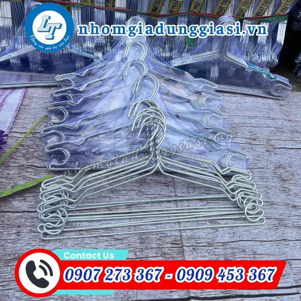 MÓC NHÔM TREO QUẦN ÁO 