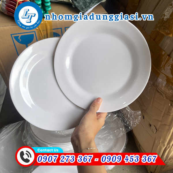 DĨA MELAMINE TRẮNG 