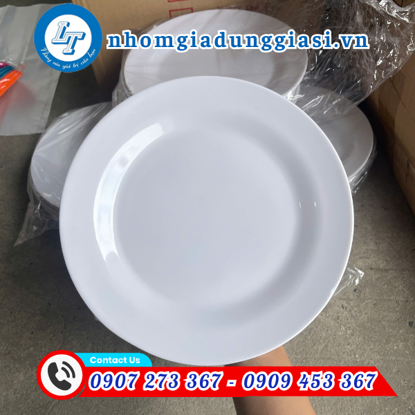 DĨA MELAMINE TRẮNG 