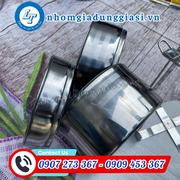 CÀ MÈN INOX 3 NGĂN