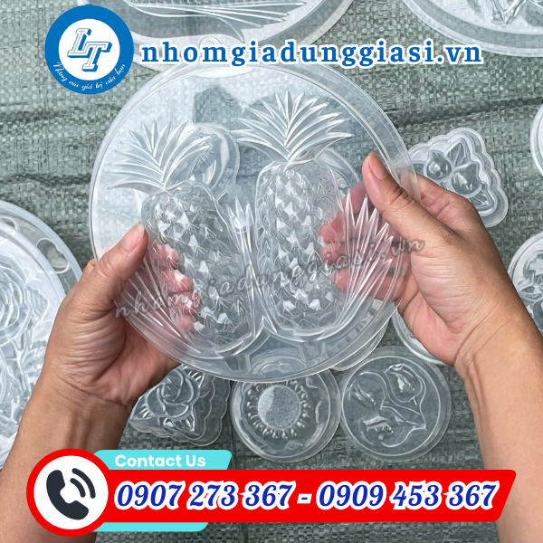 KHUÔN NHỰA LÀM RAU CÂU, BÁNH FLAN, XÔI