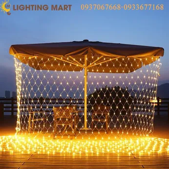 ĐÈN LED LƯỚI TRANG TRÍ 1.5MX1.5M CÓ ĐẦU NỐI