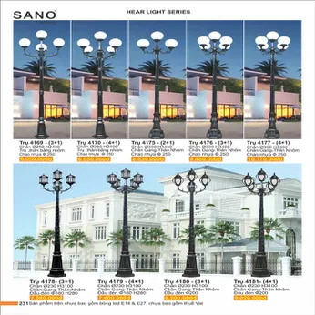 ĐÈN TRỤ CỔNG NGOÀI TRỜI 04