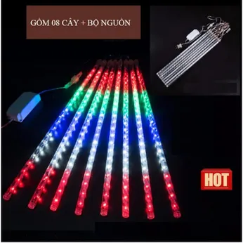 ĐÈN SAO BĂNG 8 THANH 5 TẤC ĐỦ MÀU GIỌT NƯỚC