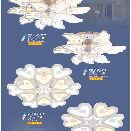 ĐÈN LED MAM NỔI TRANG TRÍ NỘI THẤT