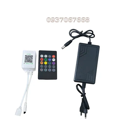 Đèn Led dây dán RGB cảm ứng nhạc 5M 12V có kết nối app điện thoại