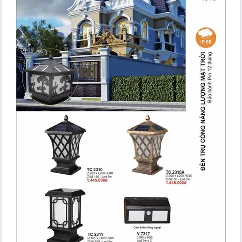 ĐÈN TRỤ CỔNG NĂNG LƯỢNG MẶT TRỜI 05