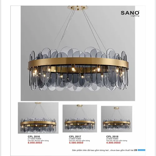 ĐÈN CHÙM TRANG TRÍ 40