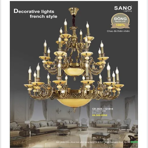 ĐÈN CHÙM TRANG TRÍ 45