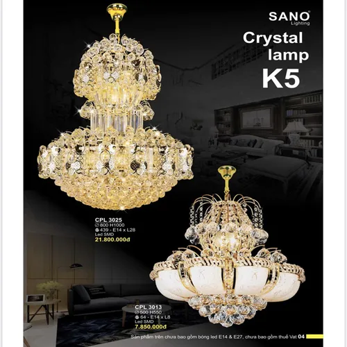 ĐÈN CHÙM TRANG TRÍ 56