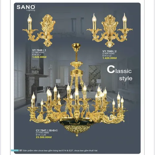 ĐÈN CHÙM TRANG TRÍ 68