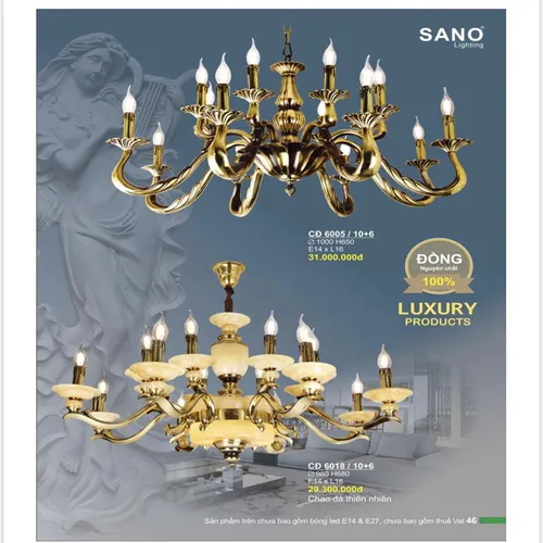 ĐÈN CHÙM TRANG TRÍ 73