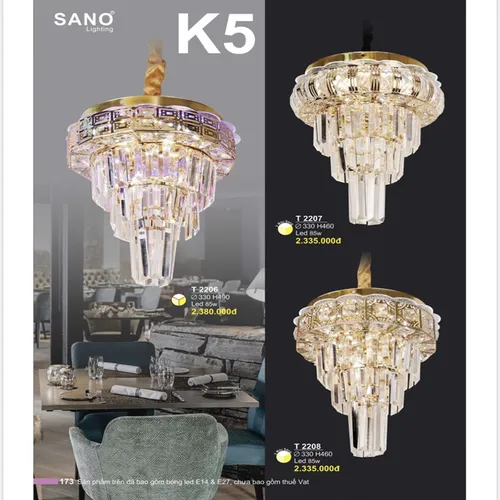 ĐÈN CHÙM TRANG TRÍ 76