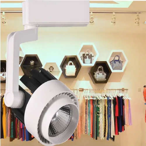 ĐÈN RỌI RAY COB 20W VỎ TRẮNG ĐEN CAO CẤP