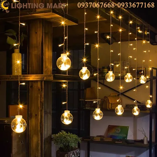 ĐÈN LED CHỚP TRANG TRÍ  MÀN BÓNG TRÒN 12 BÓNG SIÊU ĐẸP
