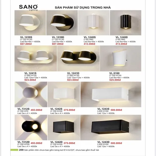 ĐÈN TƯỜNG TRANG TRÍ 16