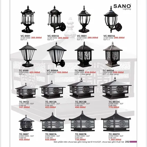 ĐÈN VÁCH TƯỜNG NGOÀI TRỜI 06