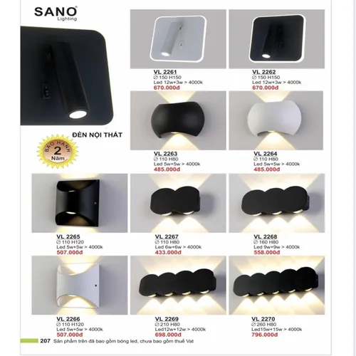 ĐÈN TƯỜNG TRANG TRÍ 25