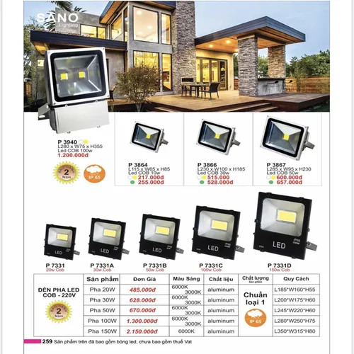 ĐÈN VÁCH TƯỜNG NGOÀI TRỜI 02