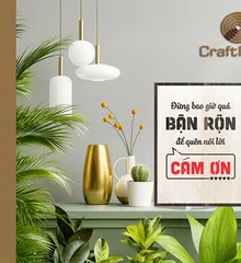 Tranh Slogan Đừng Quá Bận Rộn Để Quên Nói Lời Cảm Ơn