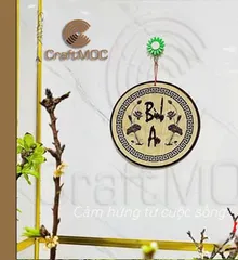 Bảng Trang Trí CRAFTMOC Mang Nét Bình An Về Tổ Ấm