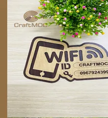 Bảng Treo Wifi CRAFTMOC Món Quà Tinh Tế Cho Không Gian Của Bạn
