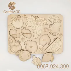 Đồ Chơi Xếp Hình Hoa Qua