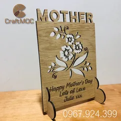 Quà Tranh Gỗ Mừng Ngày Của Mẹ