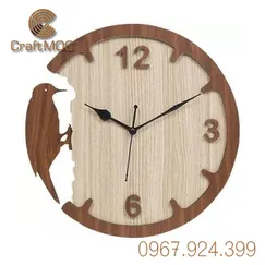 Quà Tặng Đồng Hồ Gỗ Cắt Laser