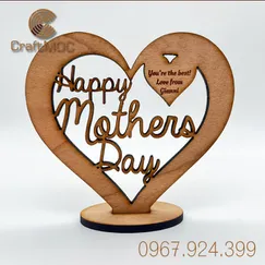 Quà Tranh Gỗ Happy Mother’s Day You’re the Best