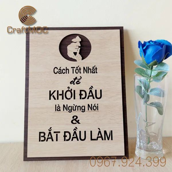 Cách tốt nhất để khởi đầu là ngừng nói và bắt đầu làm