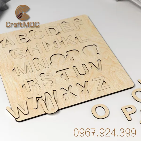 Đồ Chơi Ghép Chữ Bằng Gỗ
