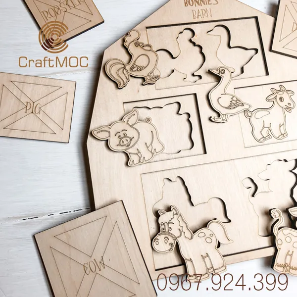 Đồ Chơi Xếp Hình Động Vật