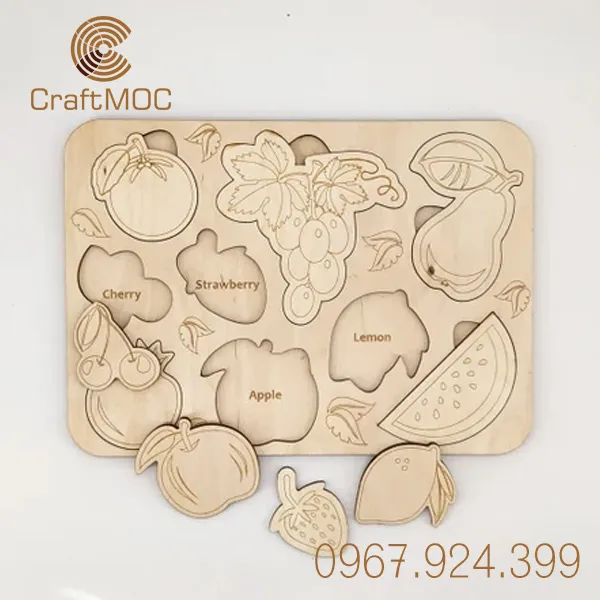 Đồ Chơi Xếp Hình Hoa Qua