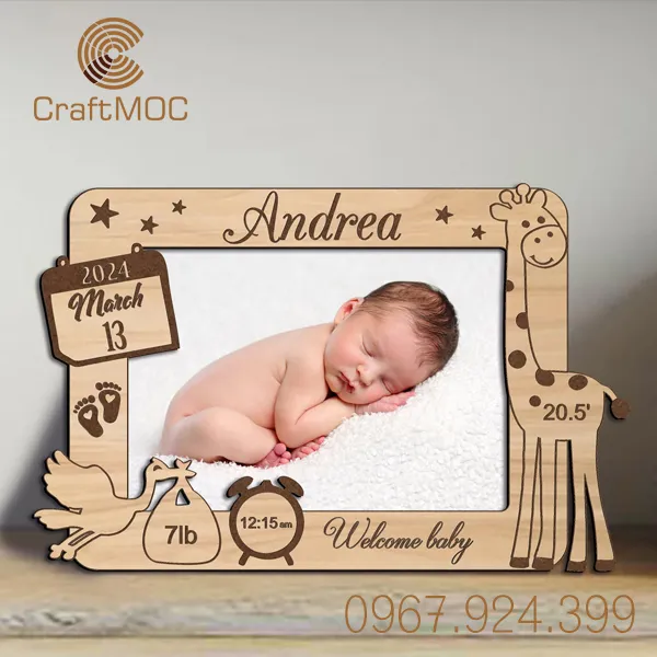 Khung Ảnh Gỗ Khắc Laser – Nơi Kỷ Niệm Thăng Hoa, Cảm Xúc Tỏa Sáng
