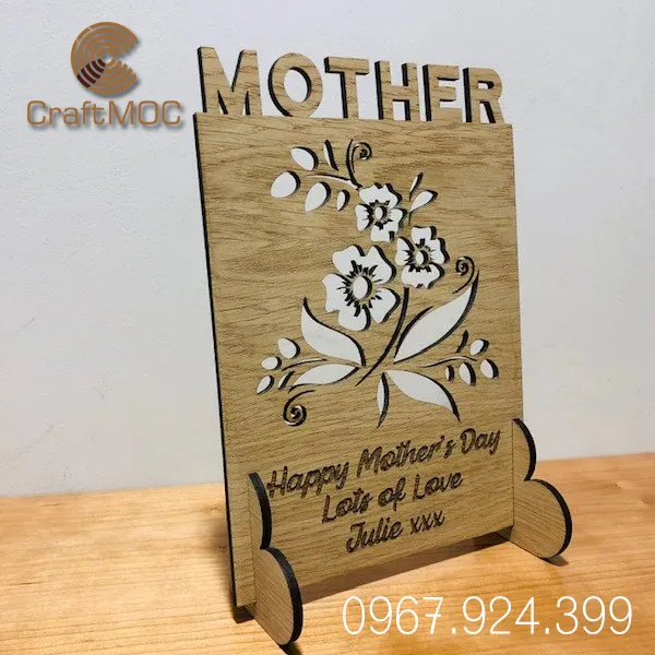 Quà Tranh Gỗ Mừng Ngày Của Mẹ